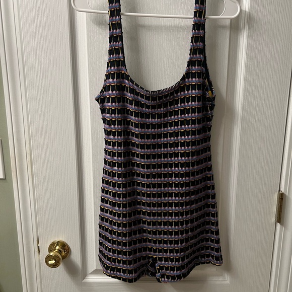 Zara Knit Jacquard Striped Jumpsuit - Picture 2 of 8